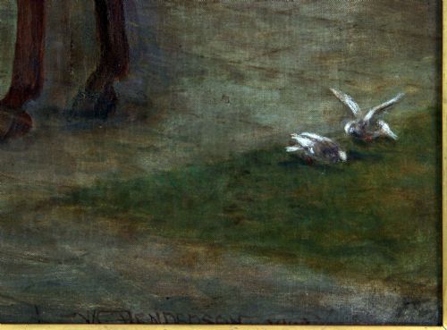 fig 1. Large William Henderson oil.