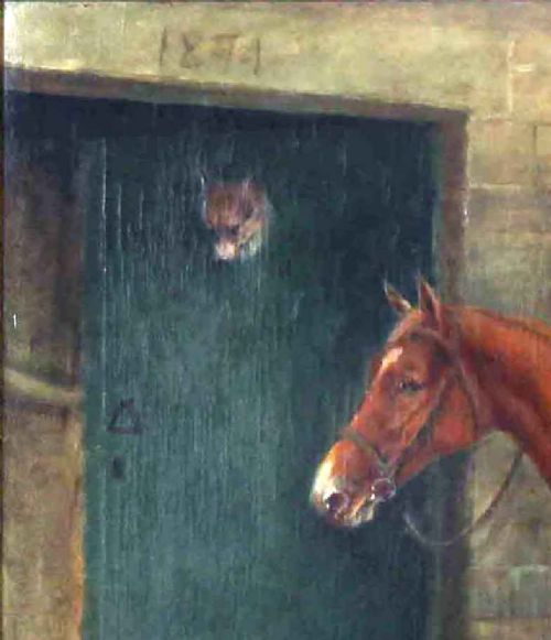 fig 2. Large William Henderson oil.