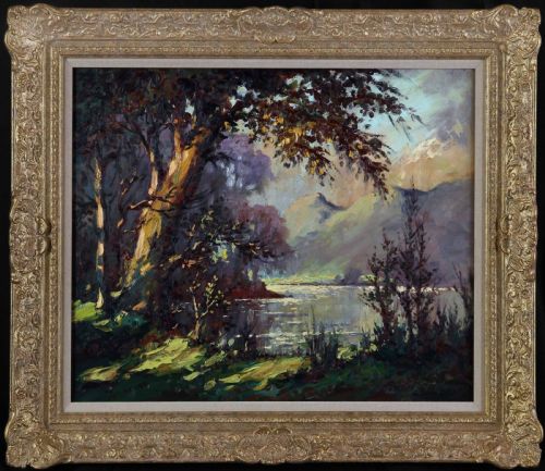 "Ullswater". Robert Leslie Howey. Oil Landscape.