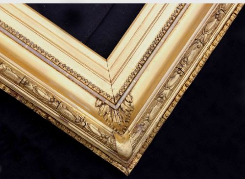 TO FIT 30X 25 PAINTING GOOD 19THC GOLD LEAF FRAME - ADDITIONAL PHOTO 1