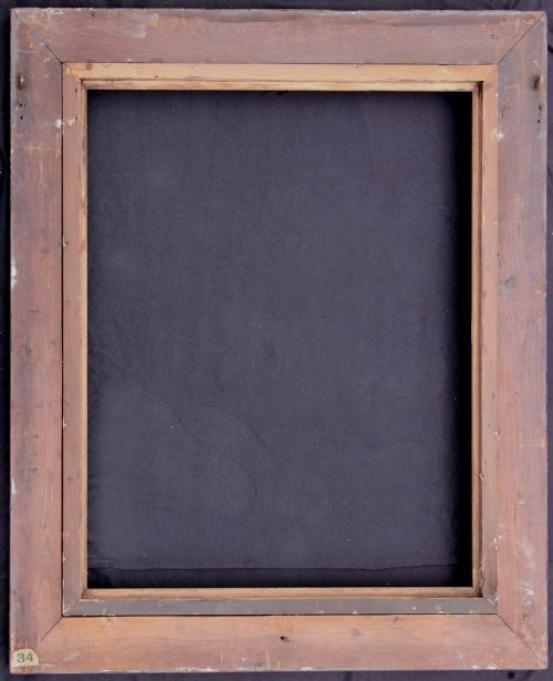 TO FIT 30X 25 PAINTING 19TH C GOLD LEAF FRAME - ADDITIONAL PHOTO 3