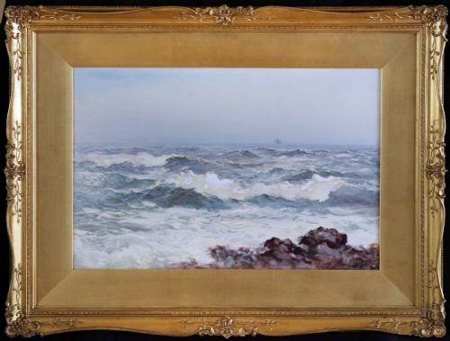 James Aitken. "Isle of Man Coast". Coastal Marine Watercolour.