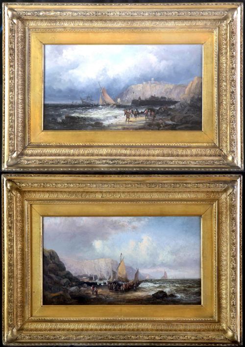 William Thornley. "Whitby"&"staithes". Pair Oil Marines.