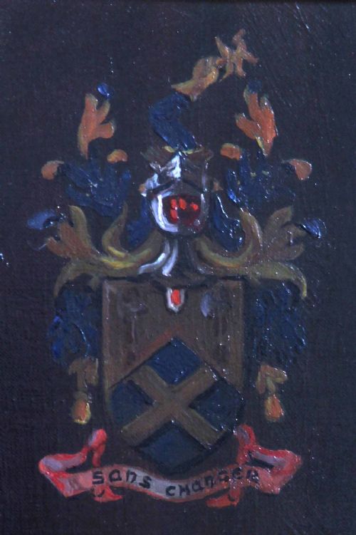 JOHN AA BERRIE SIR MAX MUSPRATT BT VERY LARGE OIL PAINTING PORTRAIT - ADDITIONAL PHOTO 5