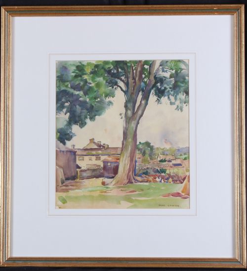 FRED LAWSON SPENNITHORNEWENSLEYDALE LANDSCAPE WATERCOLOUR - ADDITIONAL PHOTO 1