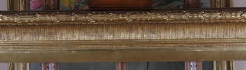 TO FIT PAINTINGMIRROR 24X 40 19THC GILT GOLD LEAF FRAME - ADDITIONAL PHOTO 1