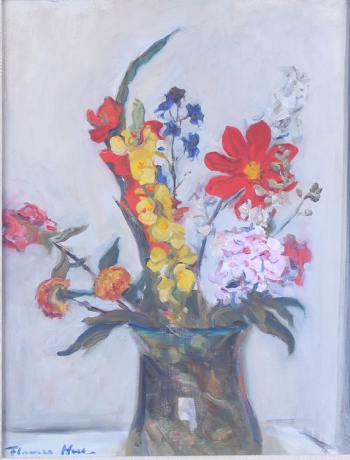 FLORENCE HESS STILL LIFE STAITHES ARTIST OIL PAINTING - ADDITIONAL PHOTO 1