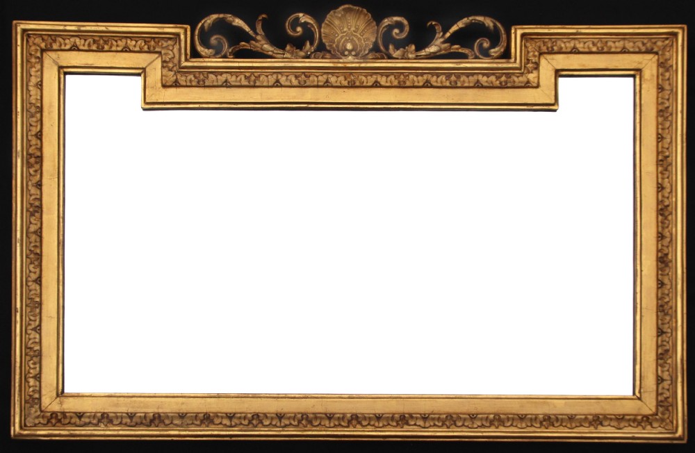 Good Victorian gold leaf overmantel mirror.