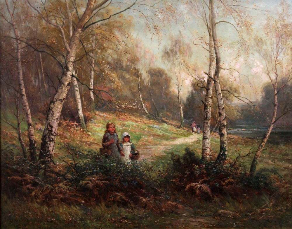 Large oil. Arthur Blackburn 