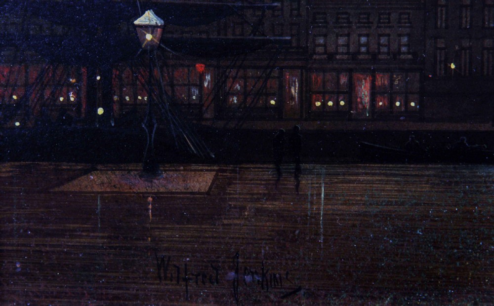 Wilfred Jenkins Pair oils 