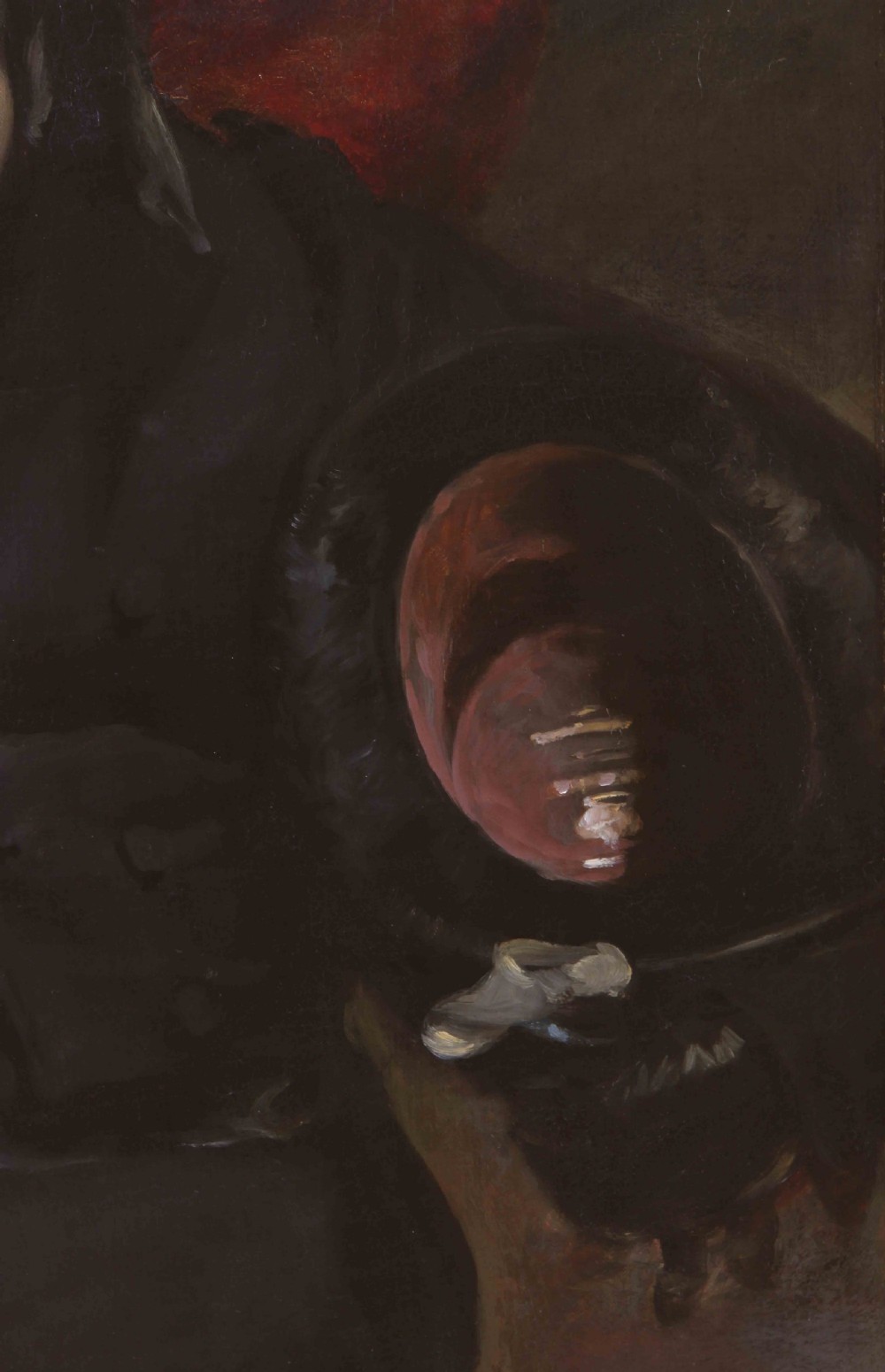 Large Portrait Oil Painting. Manner of Thomas Lawrence. View IV