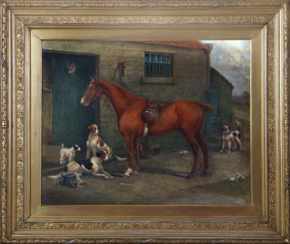 Large William Henderson oil. 
