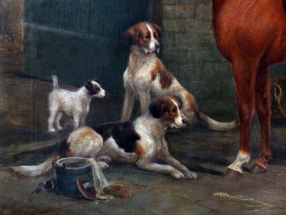 Large William Henderson oil. 