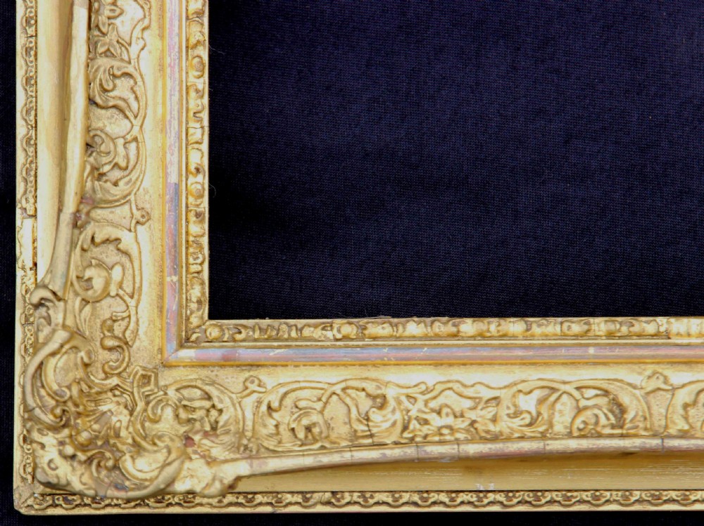 Large Victorian gold leaf w/c frame. View II