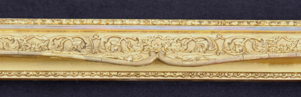 Large Victorian gold leaf w/c frame. View IV