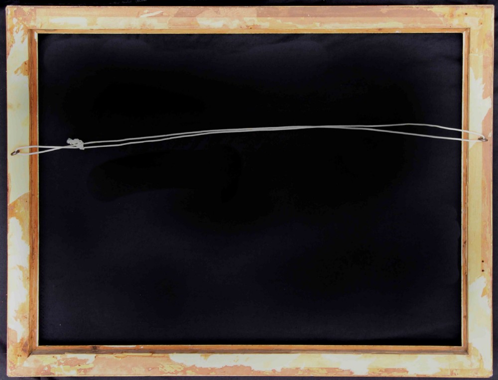Large Victorian gold leaf w/c frame. View V