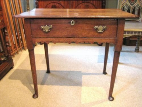 Georgian Oak Lowboy