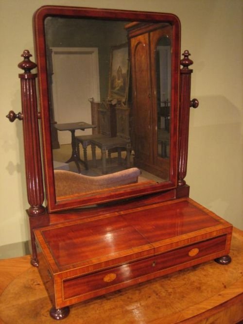 Georgian Mahogany Dressing Mirror