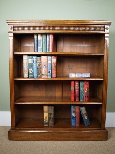 Small Victorian Oak Bookcase