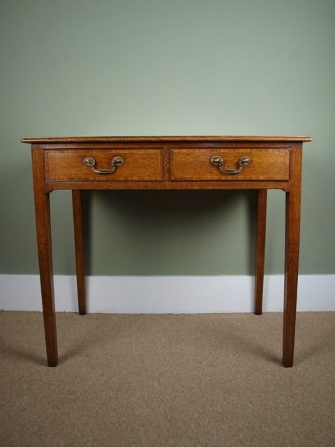 Georgian Golden Oak Sidetable