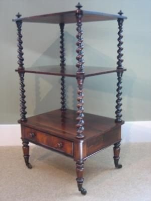Victorian Rosewood Whatnot