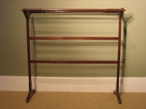 Campaign Mahogany Towel Rail