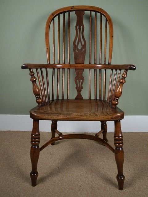 Yew Wood High Back Windsor