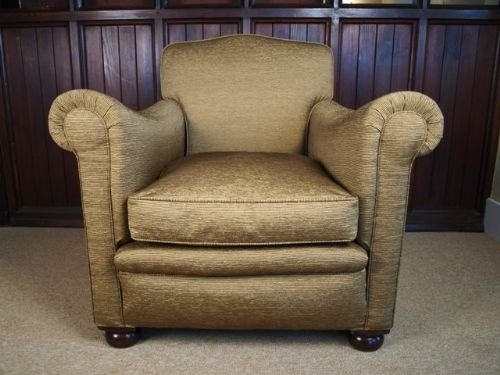 Large Upholstered Club Chair