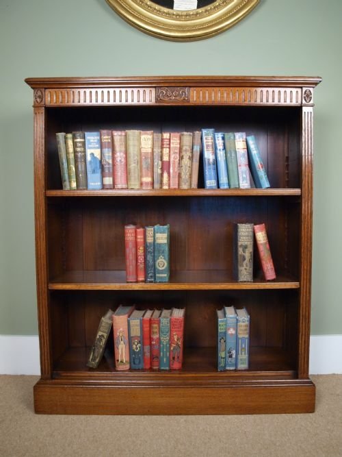 Victorian Oak Bookcase