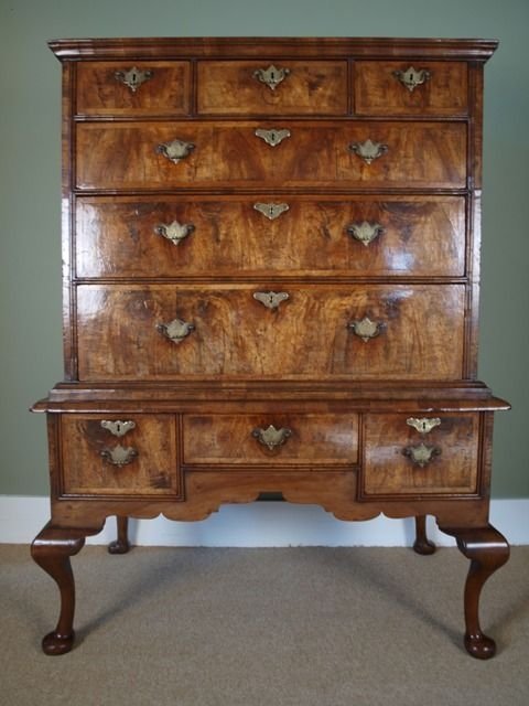 George I Walnut Chest of Stand