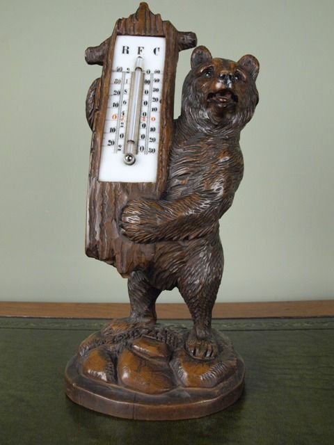 Black Forest Bear Thermometer