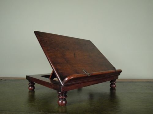 Georgian Mahogany Table Top Reading Stand