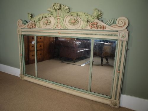 William IV Large Overmantel Mirror