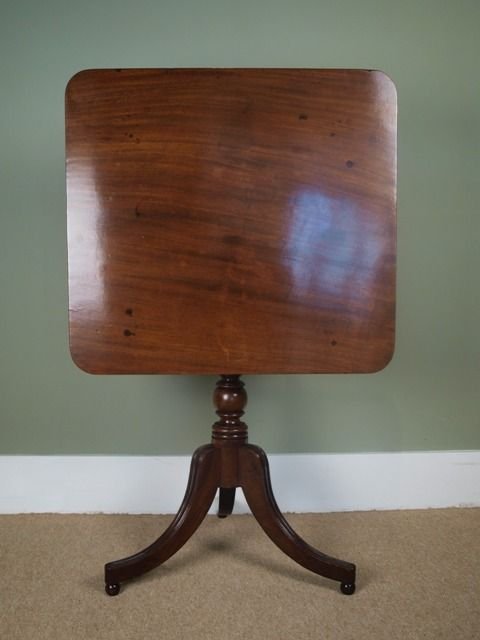 A George III Mahogany Tip-top Table