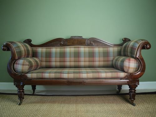 Superb William IV Scroll End Sofa