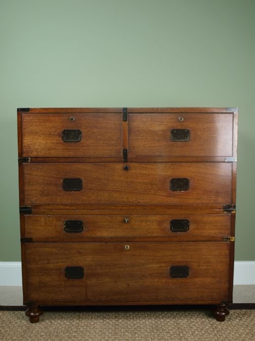 Georgian Mahogany Campaign Chest