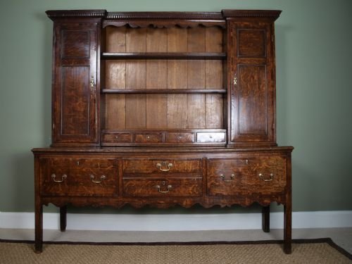 A Superb George III Oak English Dresser