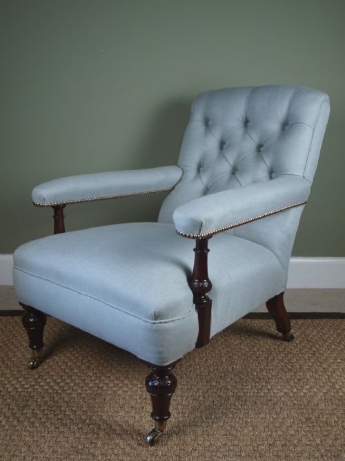 Gillows Mahogany Upholstered Chair
