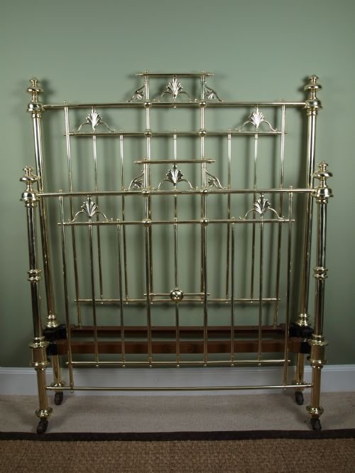 Victorian Brass Bed - 4ft Small Double