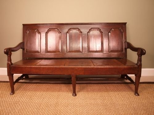 18th Century Oak Settle