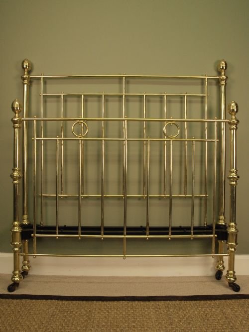 Victorian Brass Bed 4ft 6"