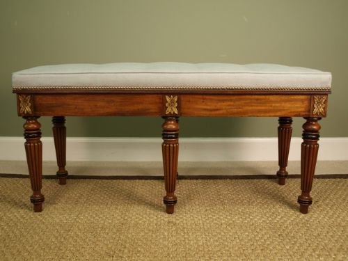 Regency Mahogany Duet/window Seat