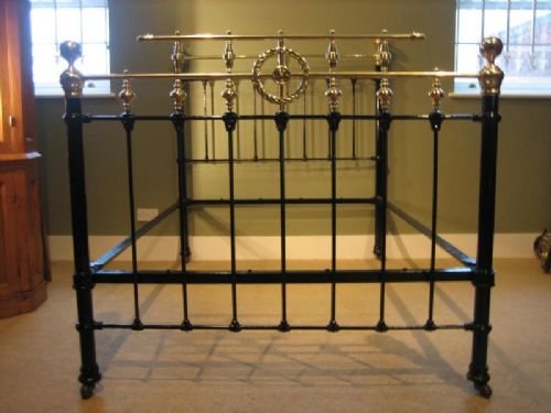 Victorian Brass & Iron Double Bed