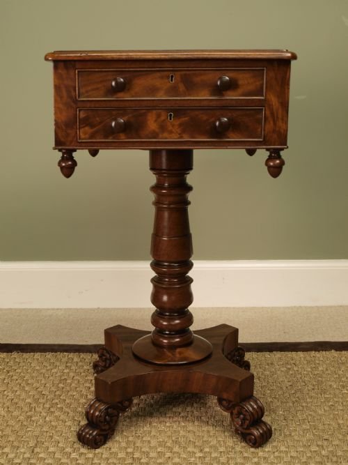A Victorian Mahogany Pedestal Table