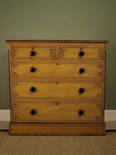 Victorian Pine Pained Chest