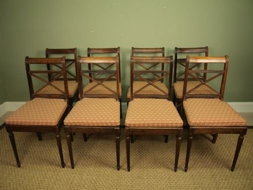 Set of 8 Rosewood Dining Chairs