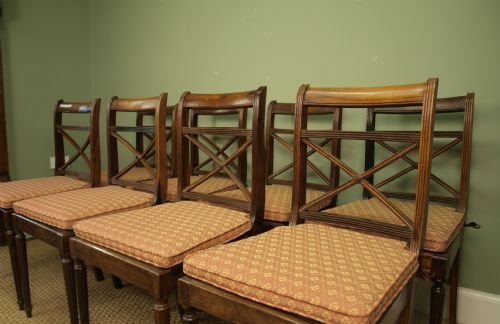 fig 1. Set of 8 Rosewood Dining Chairs