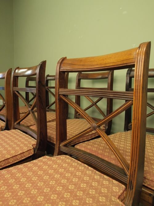 fig 2. Set of 8 Rosewood Dining Chairs