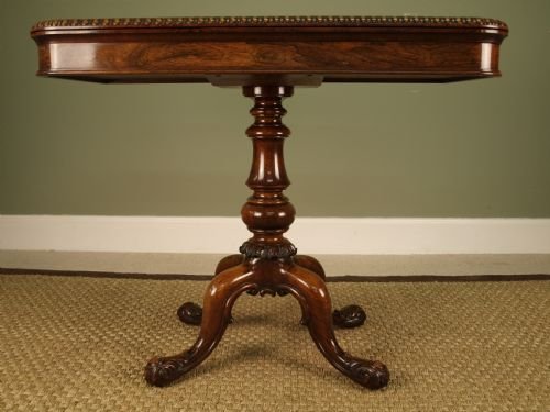 George IV Rosewood Side/card Table Att. Gillow