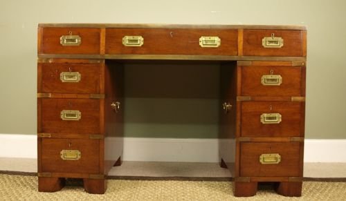 Mahogany Campaign Desk